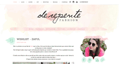 Desktop Screenshot of derepentefashion.com